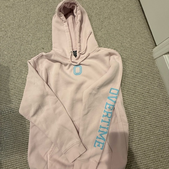Overtime Pink Hoodie for Men - Picture 1 of 2